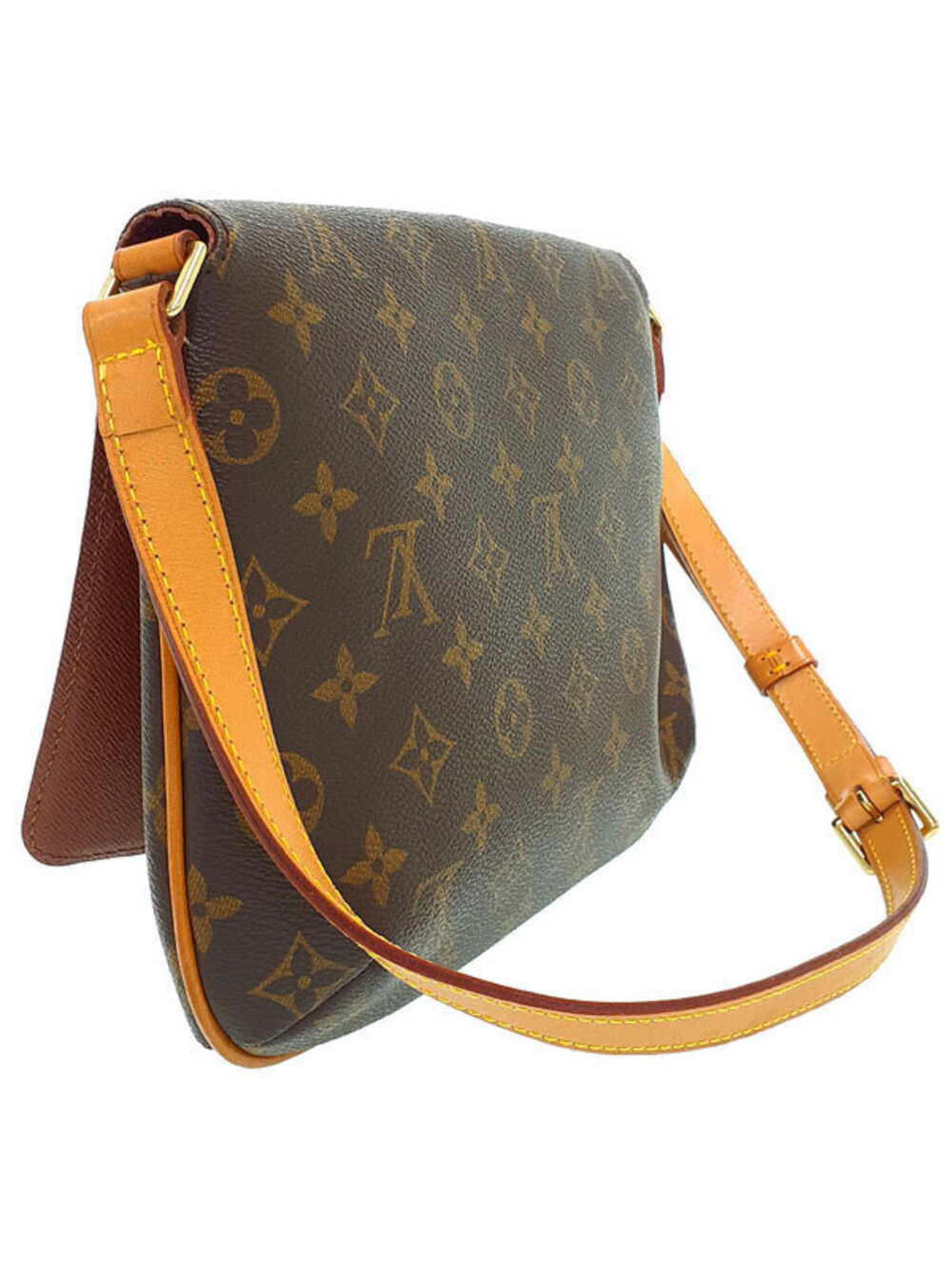 Louis Vuitton Monogram Bag Short Shoulder Tango Musette Brown